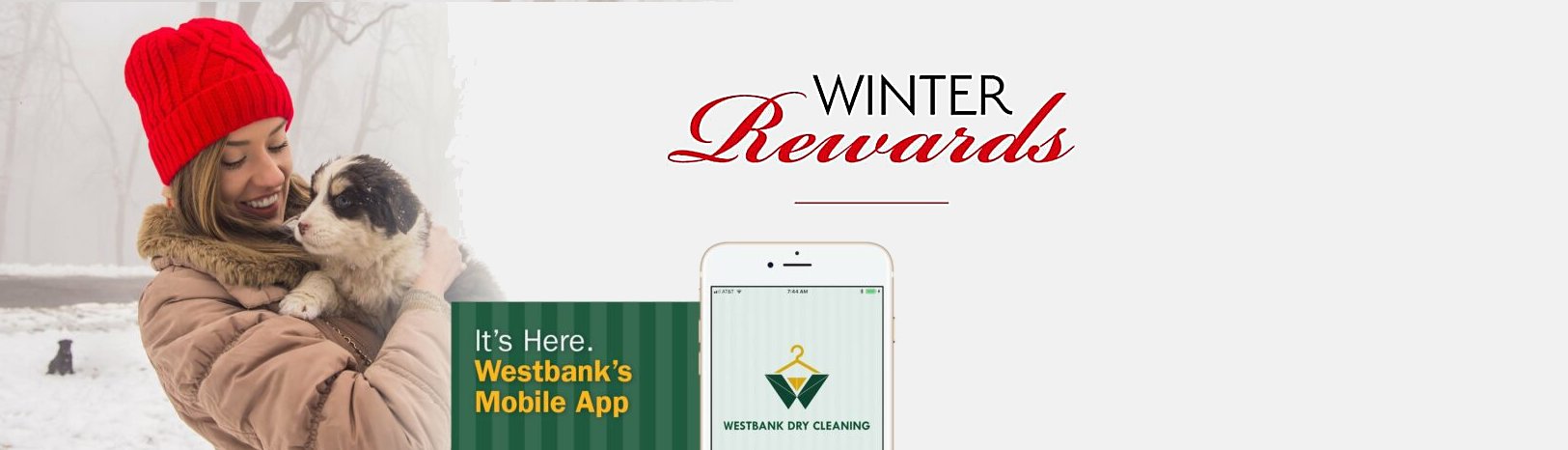Westbank Dry Cleaning Winter Theme